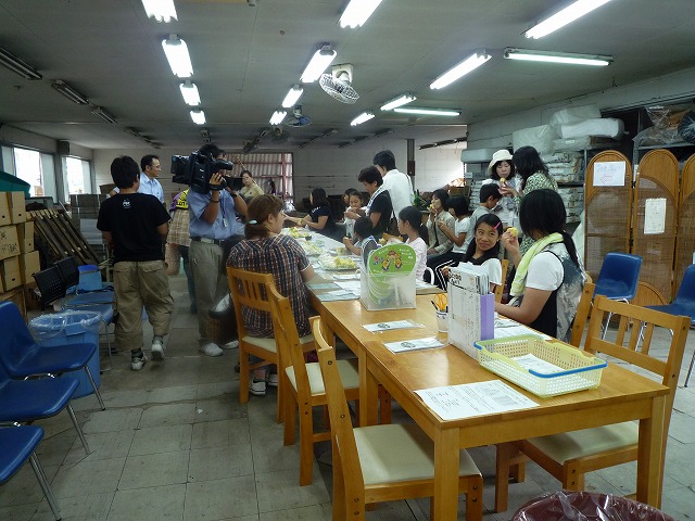 直売所ならではの試食