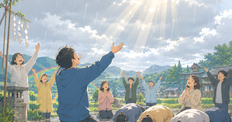 本日は臨時休業です。昨日、待望の夕立が降りました。天に感謝、感謝です。